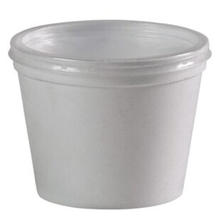 Foam Tubs with Lids (Pack of 20)